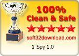 1-Spy 1.0 Clean & Safe award